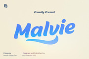 Malvie Fun and Swashy Font, a Font by Eko Bimantara (Thumbnail 1 of 9)