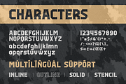 Black Corps - Military Serif Font, a Serif Font by Pixesia Studio (Thumbnail 14 of 15)