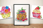 Zentangle cakes, a Healthcare Illustration by Watercolor fantasy (Thumbnail 3 of 6)