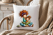 Whimsical Mother and Child Clipart, an Illustration by OK Design (Thumbnail 5 of 6)