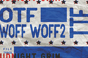 Auditorium, a Sans Serif Font by Midnight Grim (Thumbnail 4 of 4)
