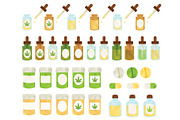 Cannabis Medical Marijuana Clipart, a Healthcare Illustration by SugarPickle Clip Art (Thumbnail 3 of 5)