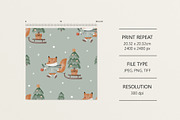 4 patterns for Christmas, a Pattern Graphic by Olena Kuznietsova (Thumbnail 6 of 9)