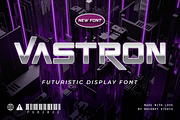 Vastron - Logo Font, a Sans Serif Font by RockboyStd (Thumbnail 1 of 12)