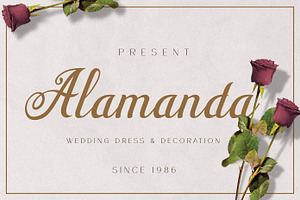 Ayulinda - Wedding Script Fonts