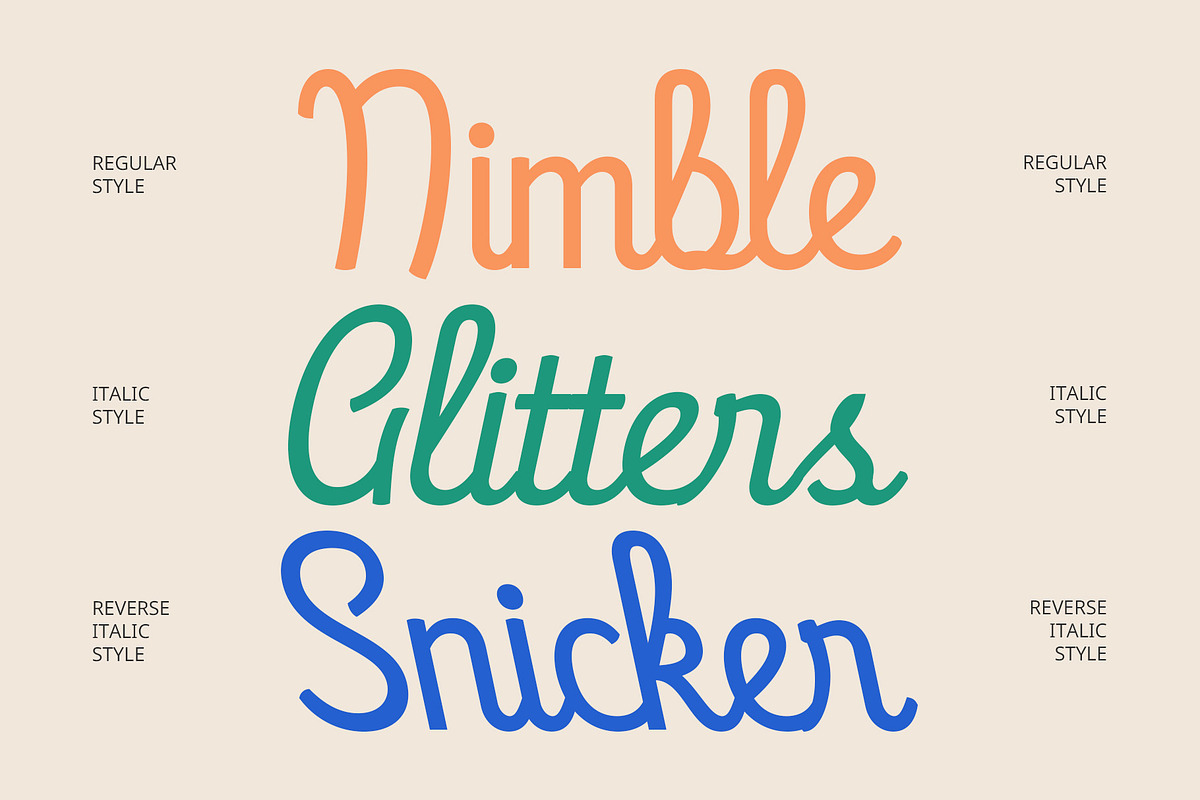 CS Brenda – Script Font, a Script Font by Craft Supply Co. (Photo 5 of 8)