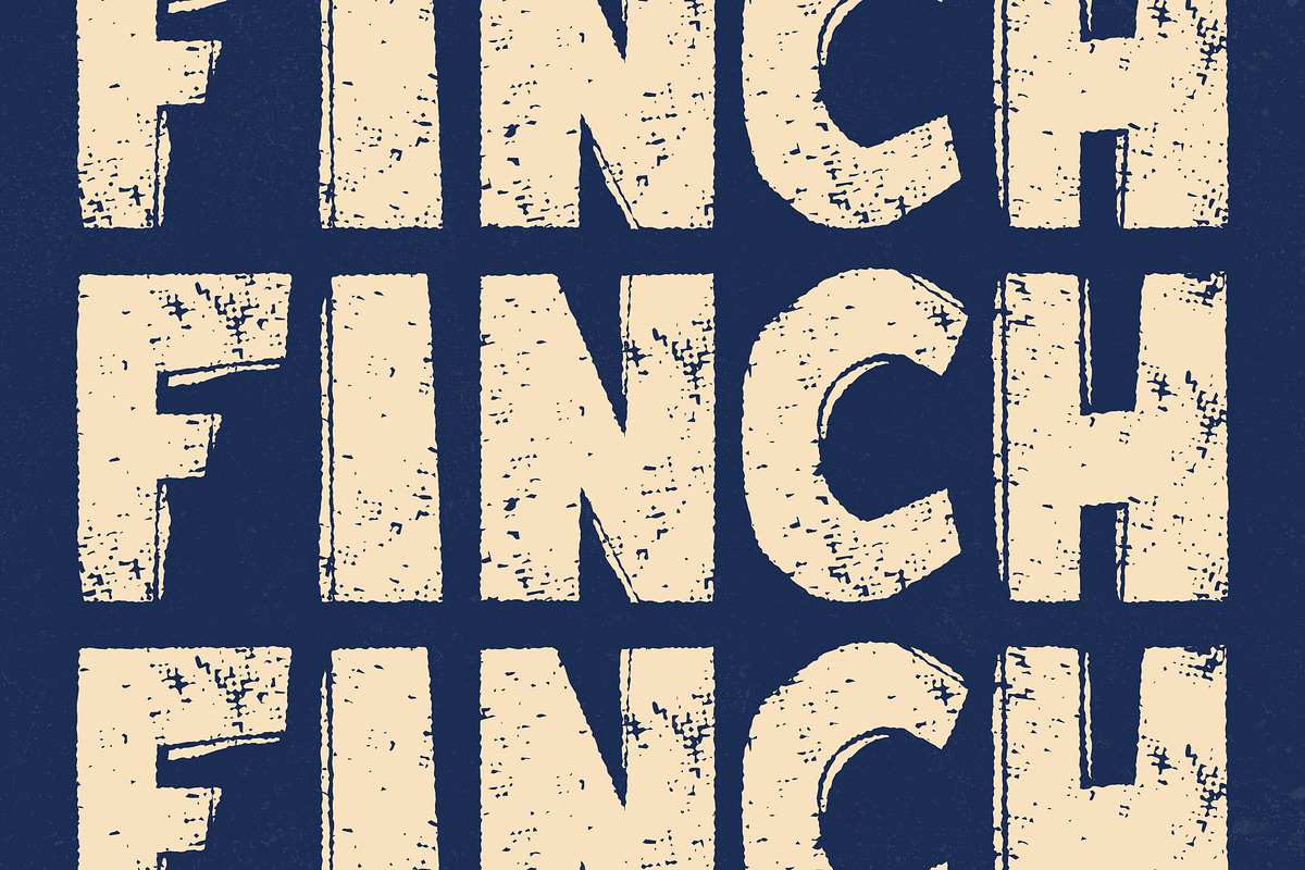 Lintrow - Linocut Style Typeface, a Sans Serif Font by Youthlabs Studio (Photo 5 of 15)