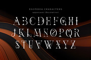 Esoteria Spiritual Decorative Serif, a Symbol Font by Struvictory.art (Thumbnail 5 of 9)