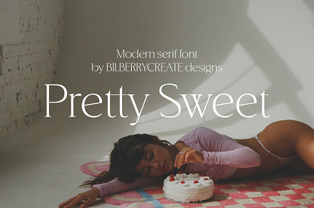 Pretty Sweet - Modern serif font, a Serif Font by BilberryCreates