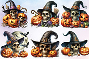 Halloween Spooky Scarecrow, a Seasonal Illustration by Craft Nest (Thumbnail 3 of 4)