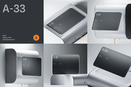 Screen Mockup A33 / 6 Scenes