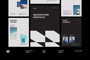 Architecture Portfolio, a Brochure Template by Neermana