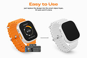 Apple Watch Ultra Mockup Set, a Wearable Device Mockup by ForgeDesign (Thumbnail 2 of 14)