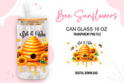 Let it Bee Honey Sunflower PNG, a Pattern Graphic by TumblerArtDS (Thumbnail 2 of 3)