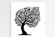 Elegant dream tree silhouette design, a Healthcare Illustration by Amazin_art (Thumbnail 13 of 43)