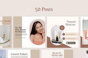 Instagram Cosmetic Template Canva