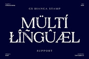 CS Bianca Stamp, a Serif Font by Craft Supply Co. (Thumbnail 7 of 8)