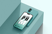 iPhone 16 Mockup, an iPhone Mockup by pixelmock (Thumbnail 11 of 13)