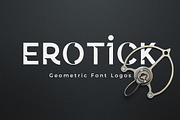 Erotick - Geometric Logo Font, a Serif Font by Dora Typefoundry (Thumbnail 1 of 16)