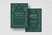 Christmas Thank You Card Template, a Card Template by BrandPacks (Thumbnail 3 of 5)
