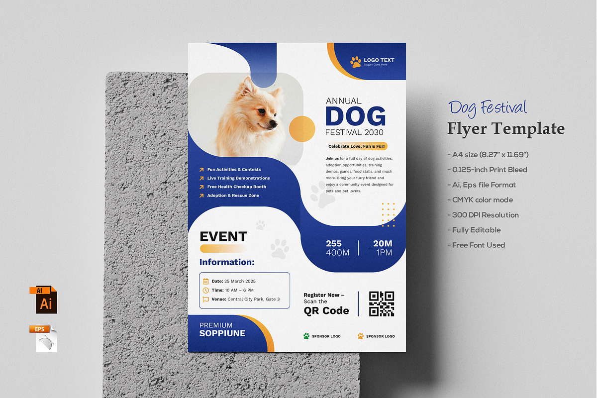 Dog Festival Event Flyer template, a Flyer Template by zahidhossainalif (Photo 1 of 4)