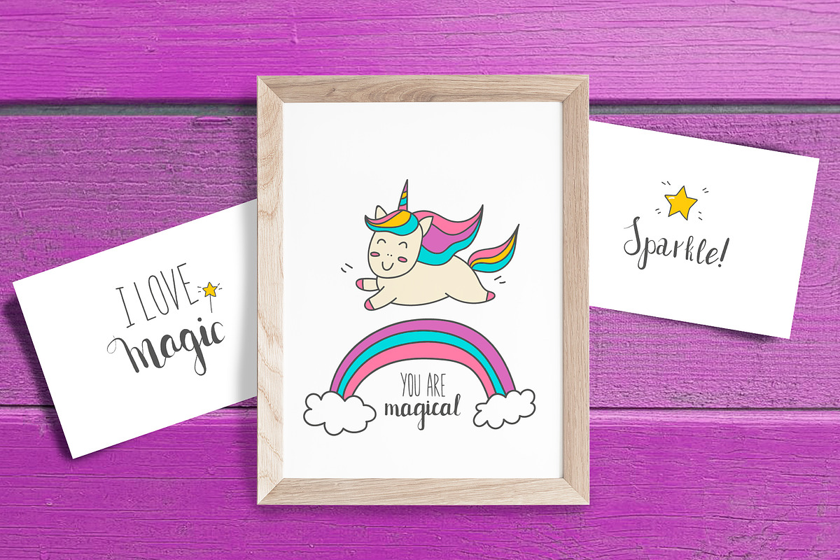 Cute Unicorns, an Illustration by BerryCaty (Photo 9 of 15)