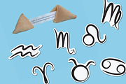 Zodiac Signs Horoscope Stickers, an Illustration by InkCloudDesign (Thumbnail 4 of 4)