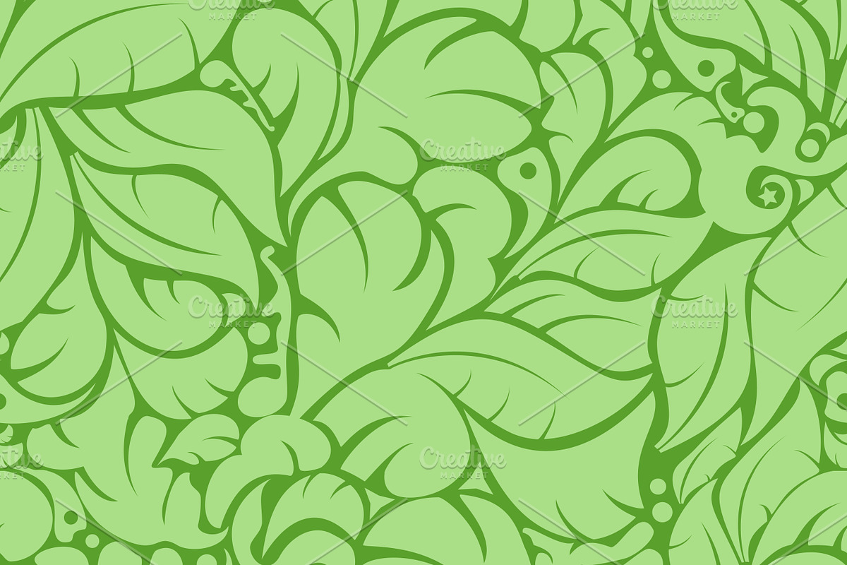 Seamless floral patterns preview 3