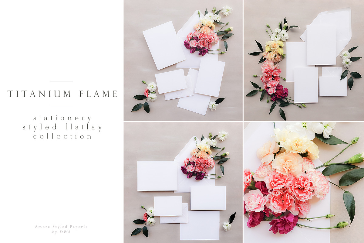 Editable mock up cards floral, a Product Mockup by The Amore Vault (Photo 1 of 3)