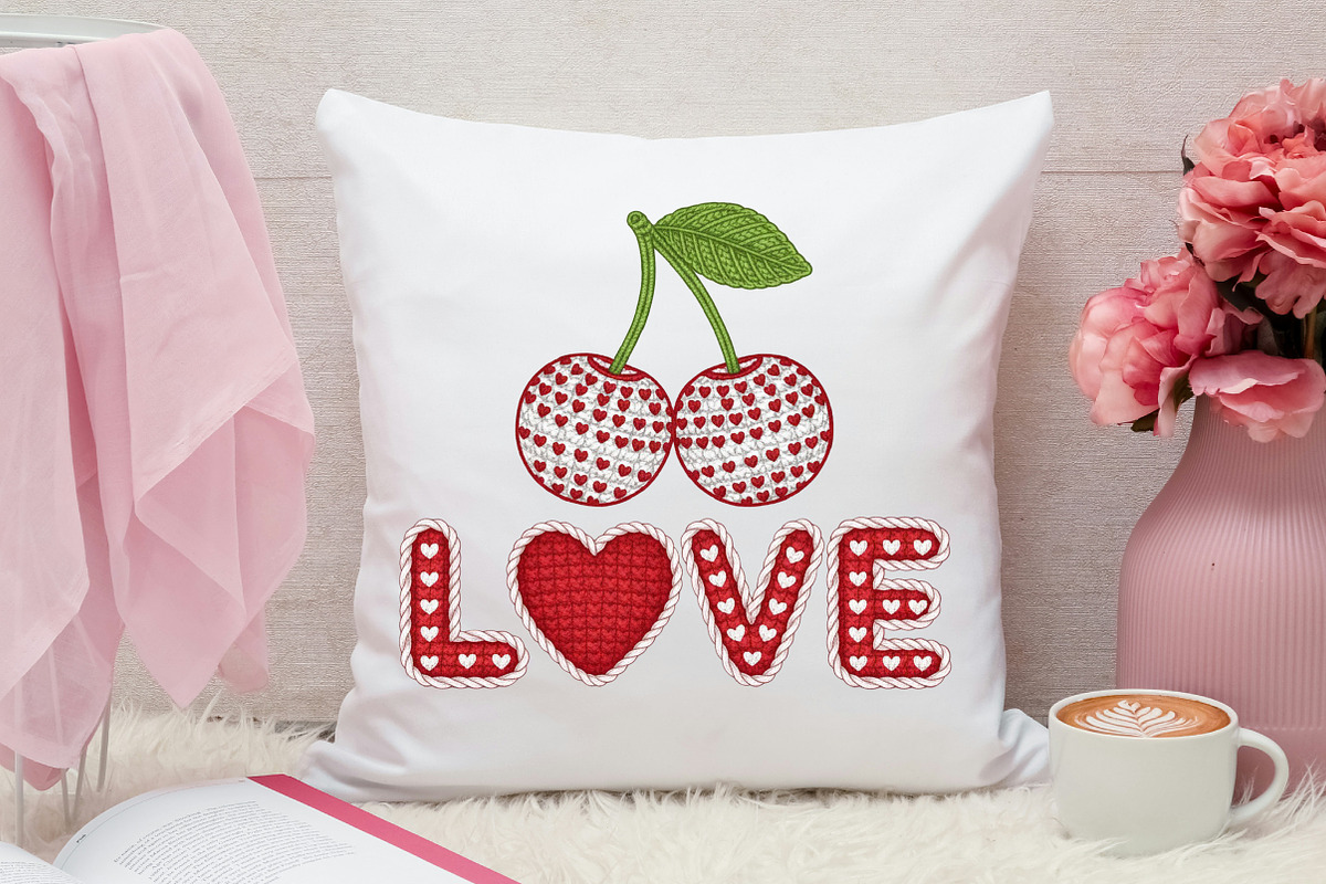 Love Embroidery PNG, Valentine's Day, an Illustration by Canvas Craft (Photo 5 of 7)