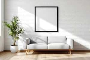 Modern Living Room Interior with Bla, an Architecture Photo by Stock Shape