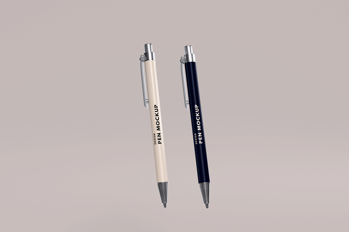 Floating Pens Mockup, a Pens & Pencil Mockup by swsi-studio (Photo 4 of 5)