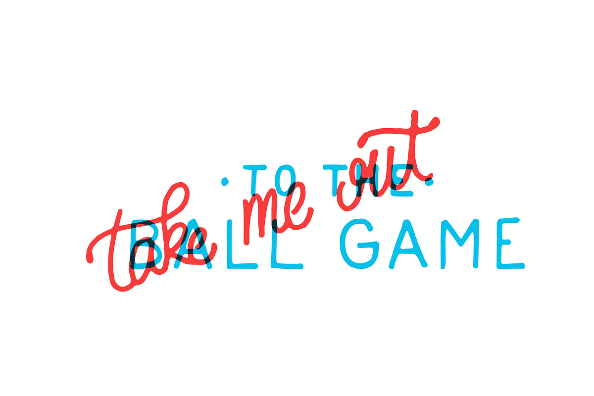 Take Me Out to the Ball Game, a Sport Illustration by JoshuaRed Design (Photo 5 of 8)