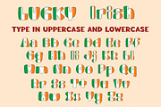Happy St. Patrick - 6 Color Fonts, a Font by Adalin Shop (Thumbnail 8 of 14)