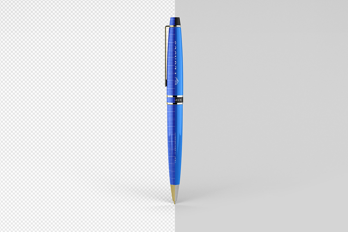 Ballpoint Pen Mockup - 8 views, a Pens & Pencil Mockup by Illusiongraphic (Photo 13 of 26)