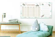 2020 Year calendar set + bonus, an Animal Illustration by naum_studio (Thumbnail 2 of 6)
