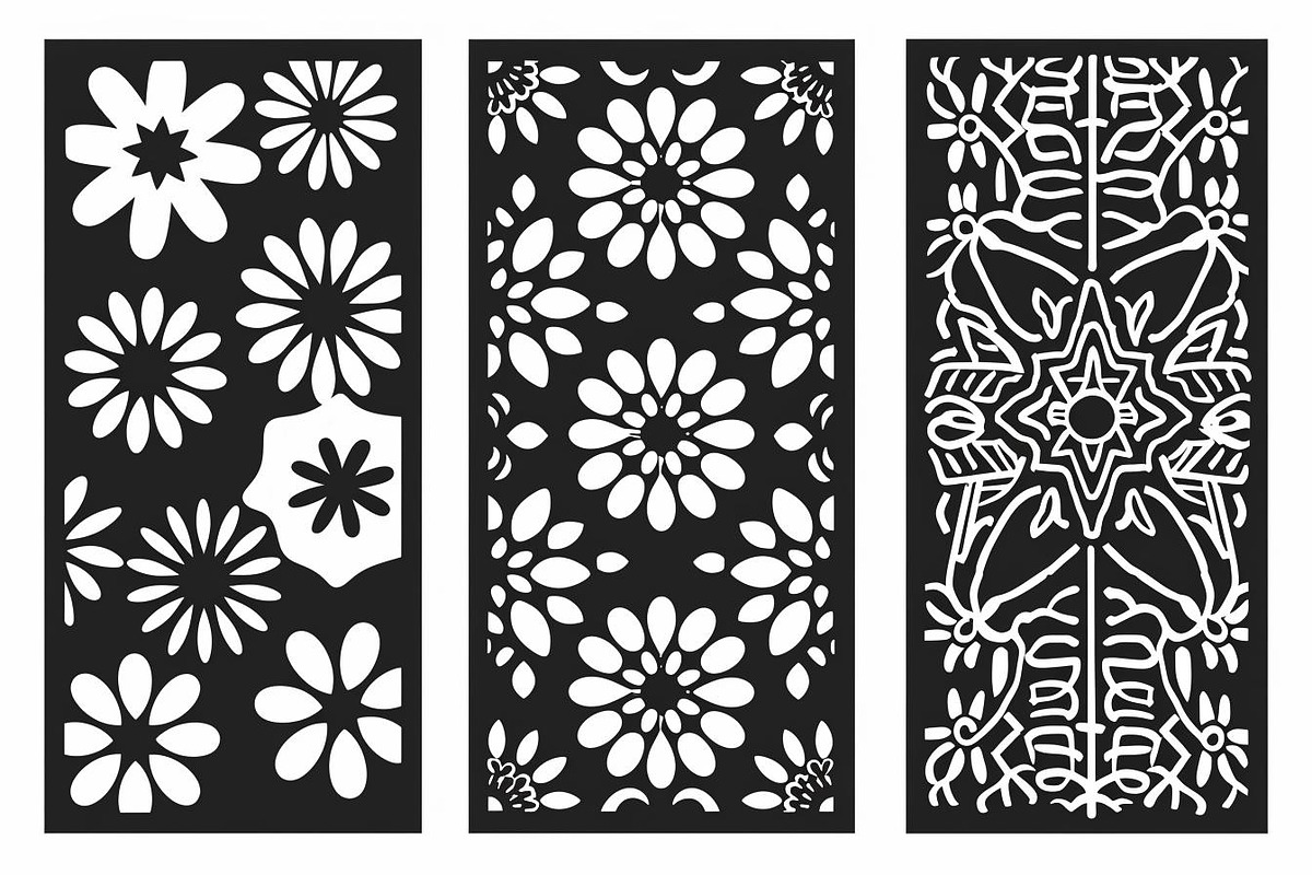 Elegant Floral Laser Cut Panel Bund, a Graphic by jahid234 (Photo 7 of 8)
