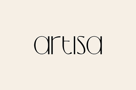 Artisa elegant font