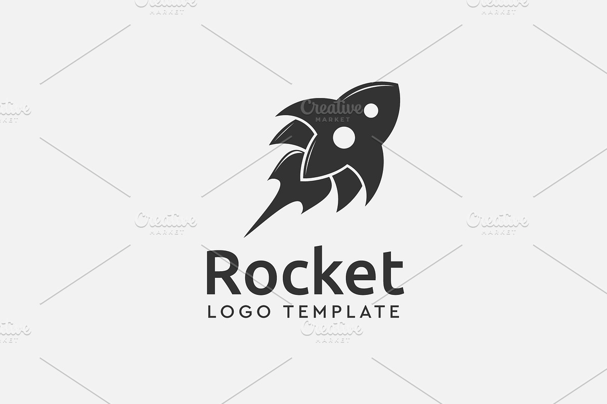 Rocket Logo Template, a Design Template by Artiveko