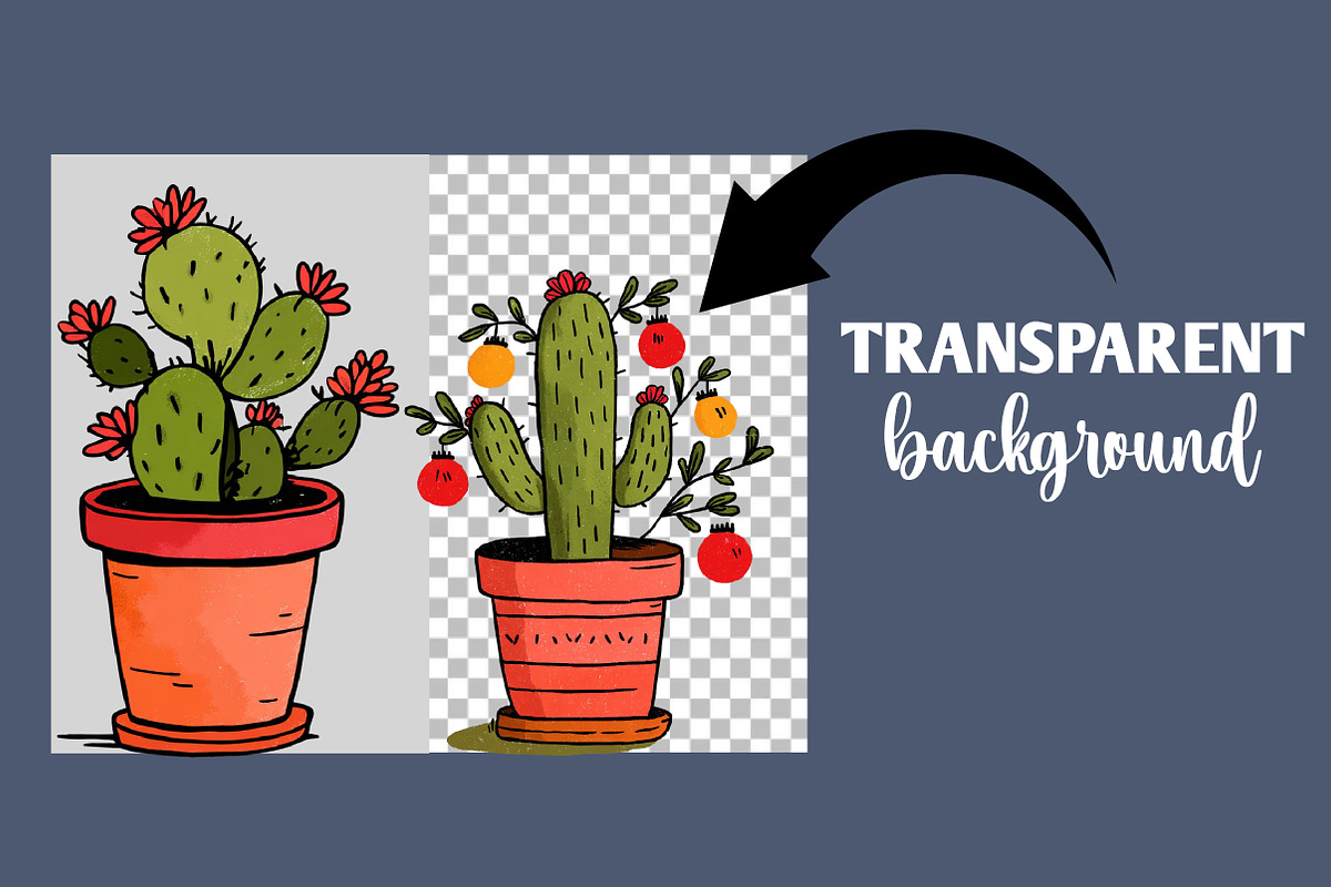 Christmas Cactus Clipart, an Illustration by Designworld (Photo 2 of 6)
