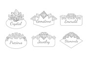 6 Frames with Diamonds and Crystals, an Object Graphic by Lianella's Shop (Thumbnail 3 of 3)