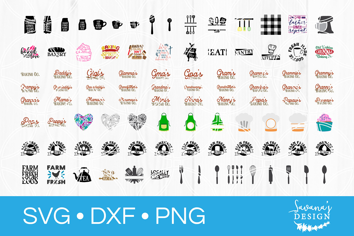 Kitchen and Cooking SVG Bundle, a Decorative Illustration by SavanasDesign (Photo 2 of 10)