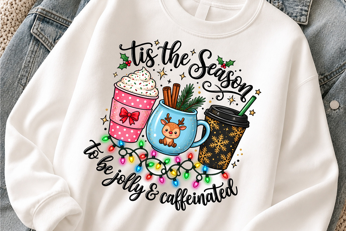 Tis The Season To Be Jolly CoffeePNG, an Object Graphic by Zahyl Studio (Photo 3 of 7)