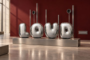 Chrome Balloon Font, a Sans Serif Font by Handmadefont (Thumbnail 7 of 15)