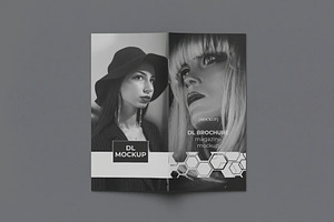 DL Brochure / Magazine Mockup, an Advertising Mockup by Se٧enStudio