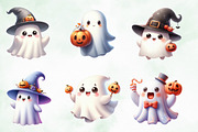 Cute Ghost Halloween Sublimation, an Illustration by Creative Art (Thumbnail 2 of 4)
