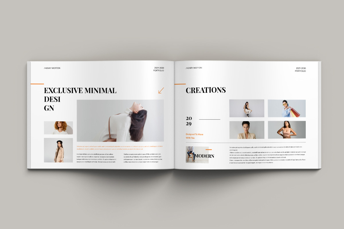 Fashion Lookbook | InDesign, a Brochure Template by Pixelpick (Photo 7 of 9)
