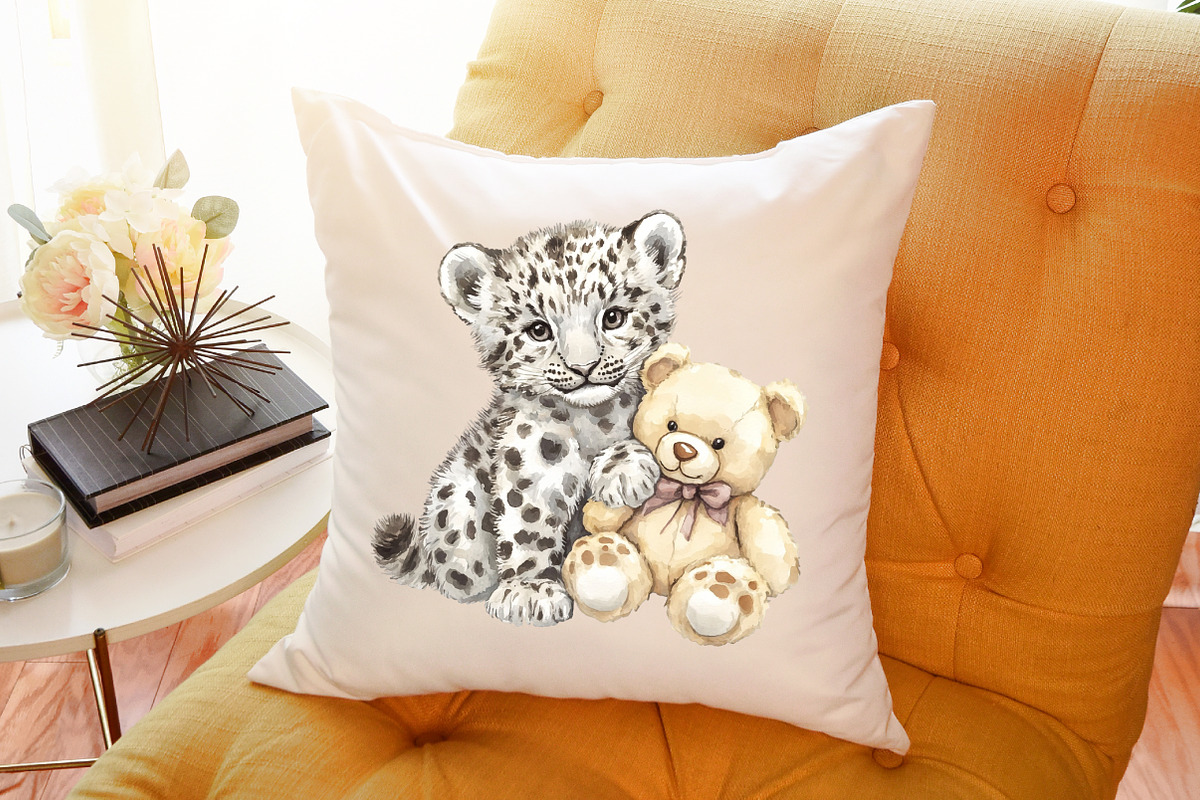 Winter Clip Art White Wild Cats Png, an Illustration by Sublimation Artist (Photo 6 of 6)