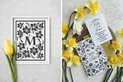 100 Folk Art vector linocut prints, an Object Graphic by DariSmartArt (Thumbnail 8 of 16)