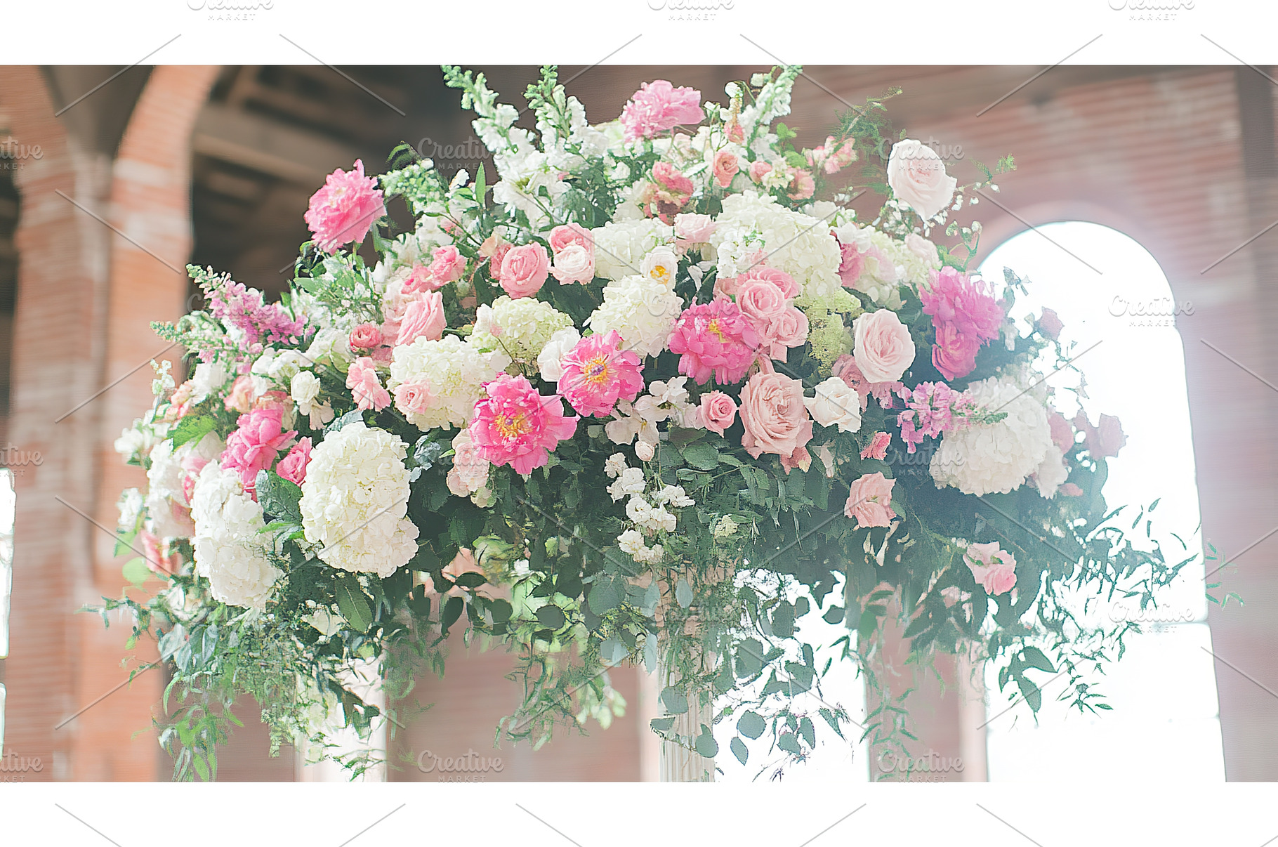 Elegant floral arrangement with pink, a Nature Photo by Lermont51